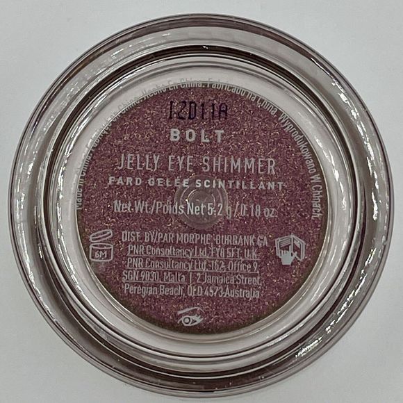 MORPHE  JELLY EYE SHIMMER EYESHADOW - BOLT - Purple New - Picture 7 of 9